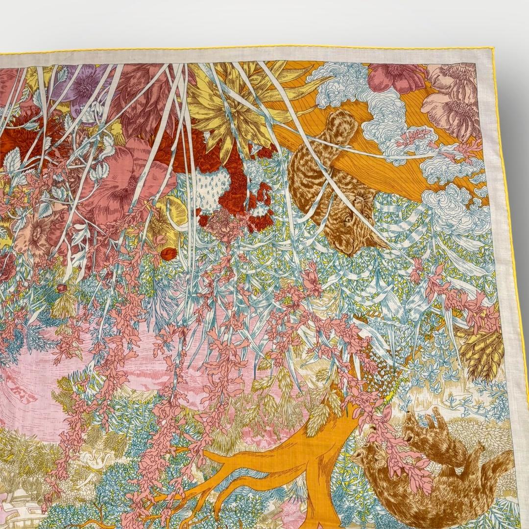 極美・23SS HERMES カレジェアン　カシシル　自然回帰　ストール　140