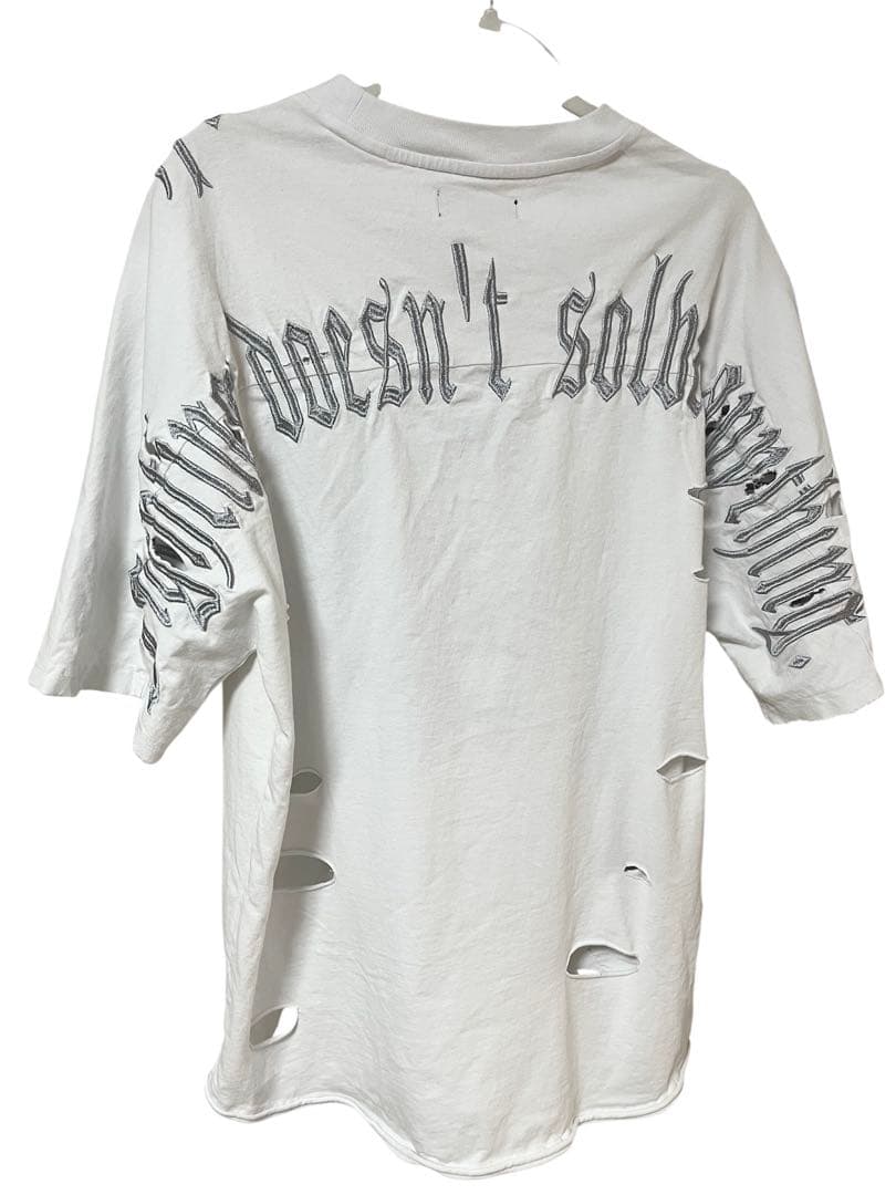 ガルフィー GALFY CRUTCH BRAND ダメージ加工Tシャツサブカル