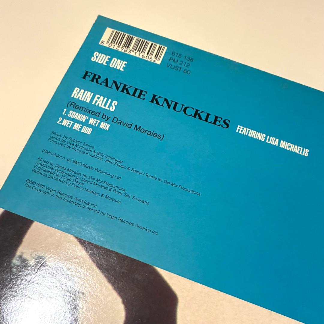 FRANKIE KNUCKLES / Rain Falls 12” Wジャケット