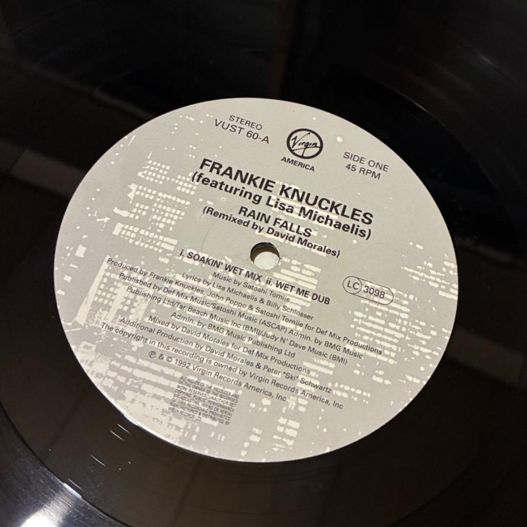 FRANKIE KNUCKLES / Rain Falls 12” Wジャケット