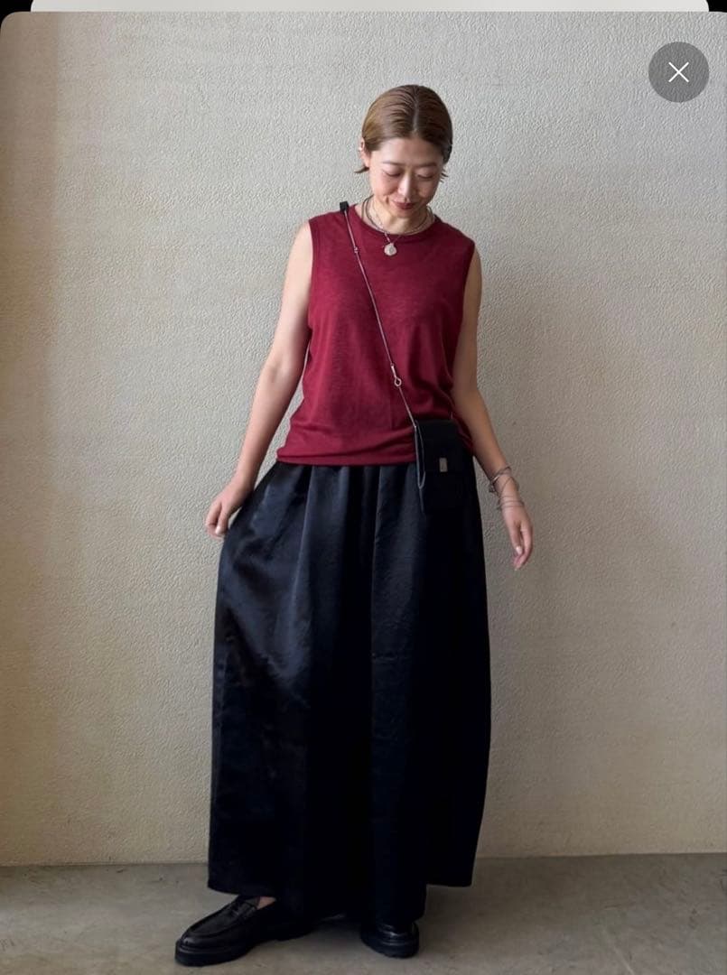 journal standard Luxe ビンテージサテン　ギャザースカート