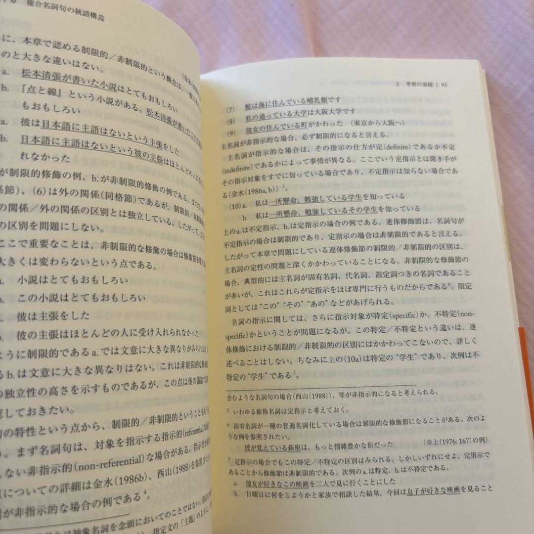 日本語研究のインターフェイス(帯付き) 著者: 三宅知宏　絶版本