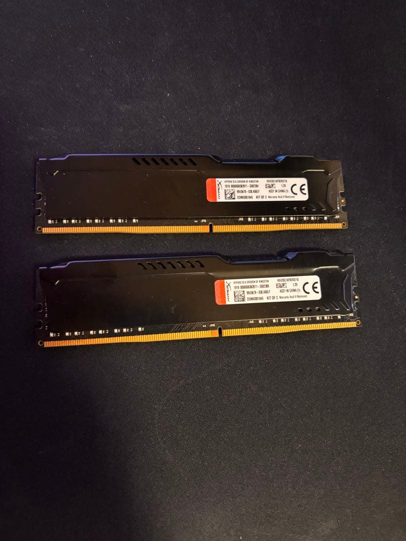HyperX FURY DDR4メモリー 8G2枚セット