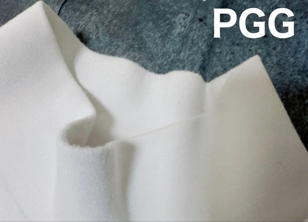 PGG ダンボールニット長袖モックネックシャツ(サイズ5)