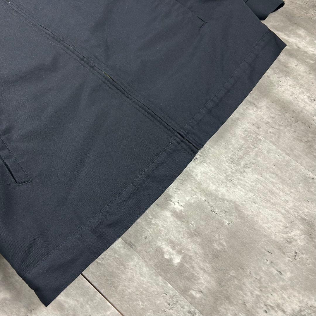 ユニウェア 90s 刺繍企業ロゴ ワークジャケット ブラック L 6441