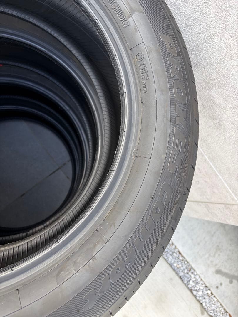 ❷(26年製)新車外し ほぼ新品 アルファード40 225/60R18 タイヤ