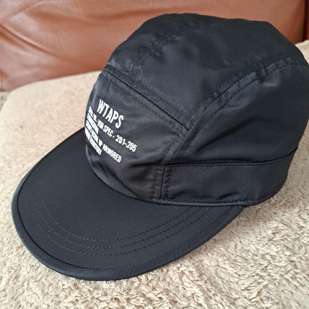 ダブルタップス ジェットキャップ 7パネル ブラック　刺繍 WTAPS