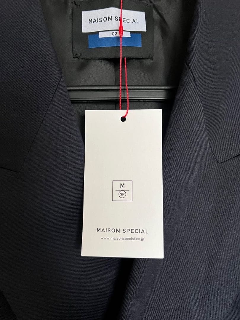 【新品タグ付き】MAISON SPECIAL ピークドラペルテーラードジャケット