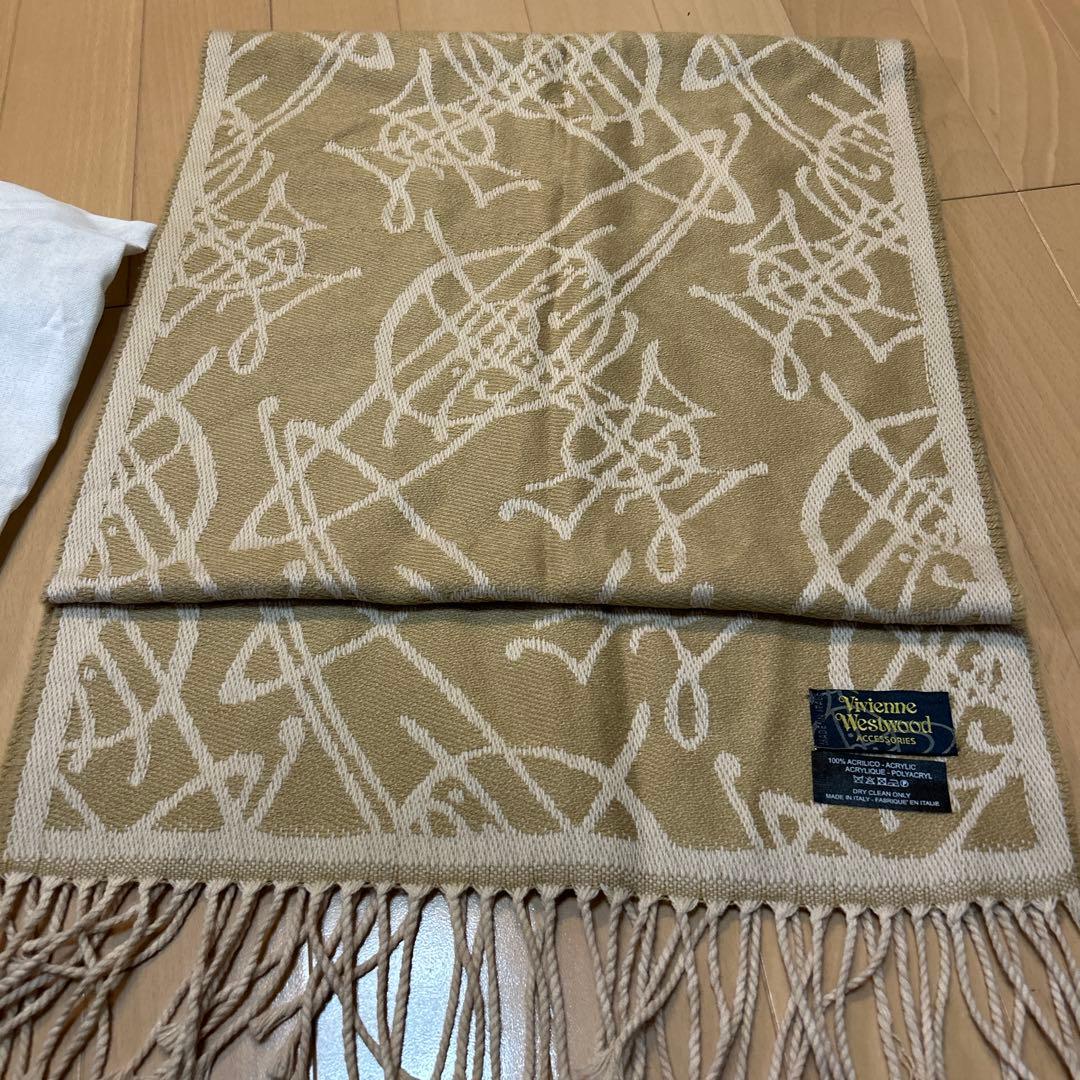 最終値下げ！Vivienne Westwood マフラー　リバーシブルイタリア製