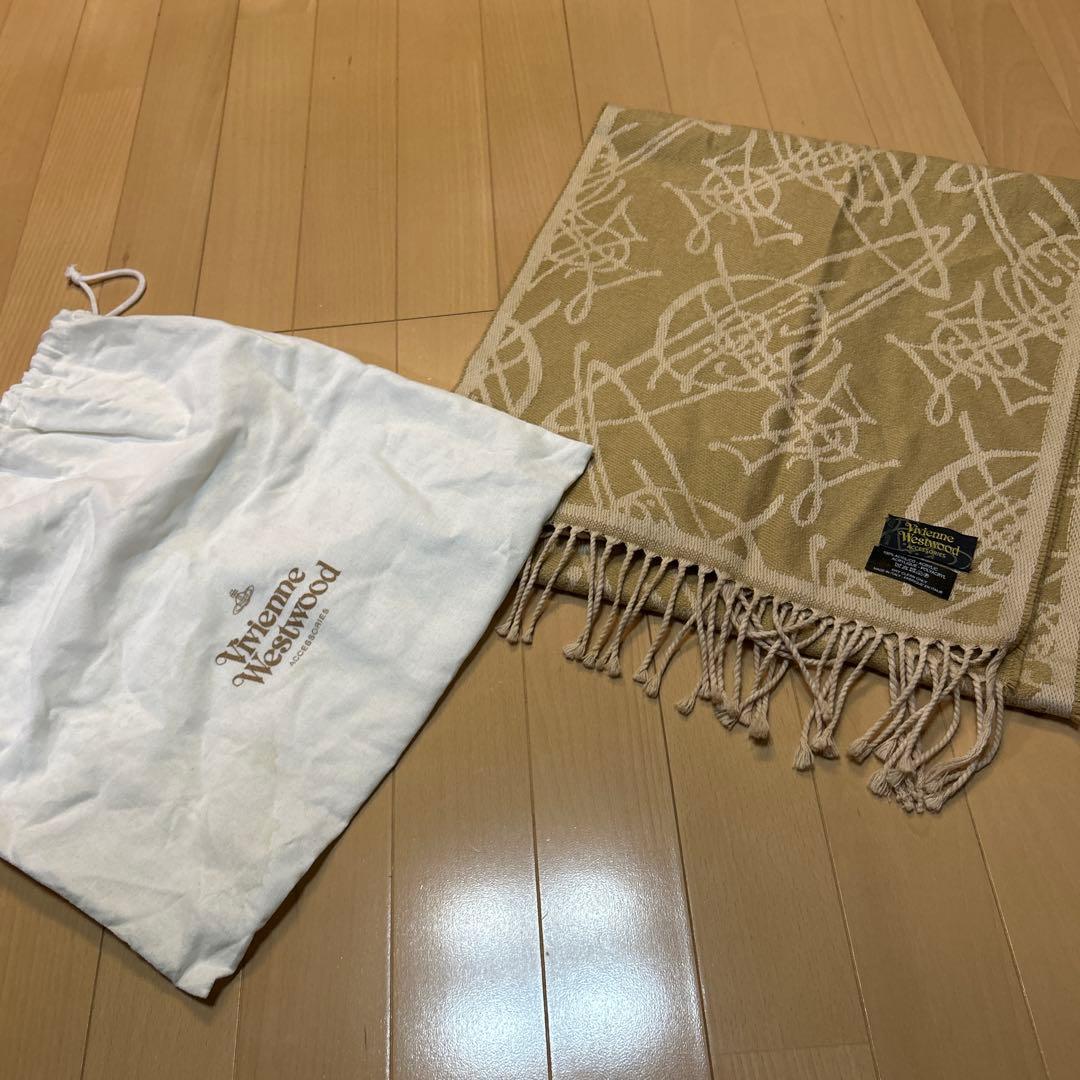 最終値下げ！Vivienne Westwood マフラー　リバーシブルイタリア製