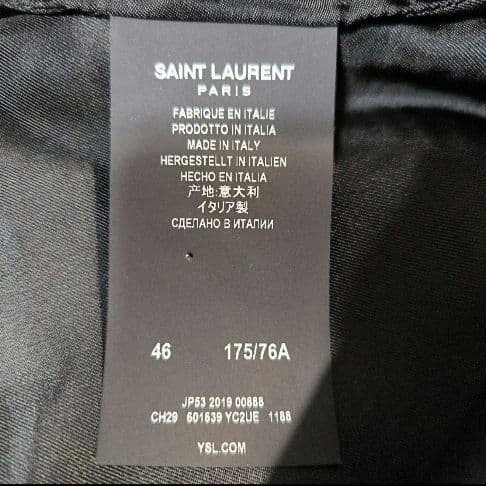 国内正規品★SAINT LAURENTPARIS★レザーパンツ/ランウェイモデル