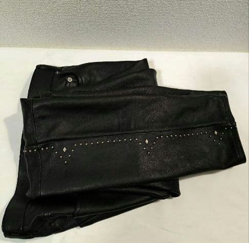 国内正規品★SAINT LAURENTPARIS★レザーパンツ/ランウェイモデル