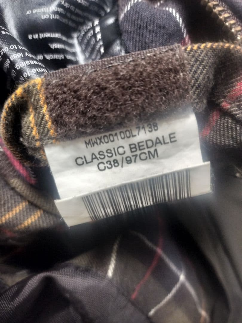 Barbour ビデイル　クラシックレギュラーフィット 38 セージ