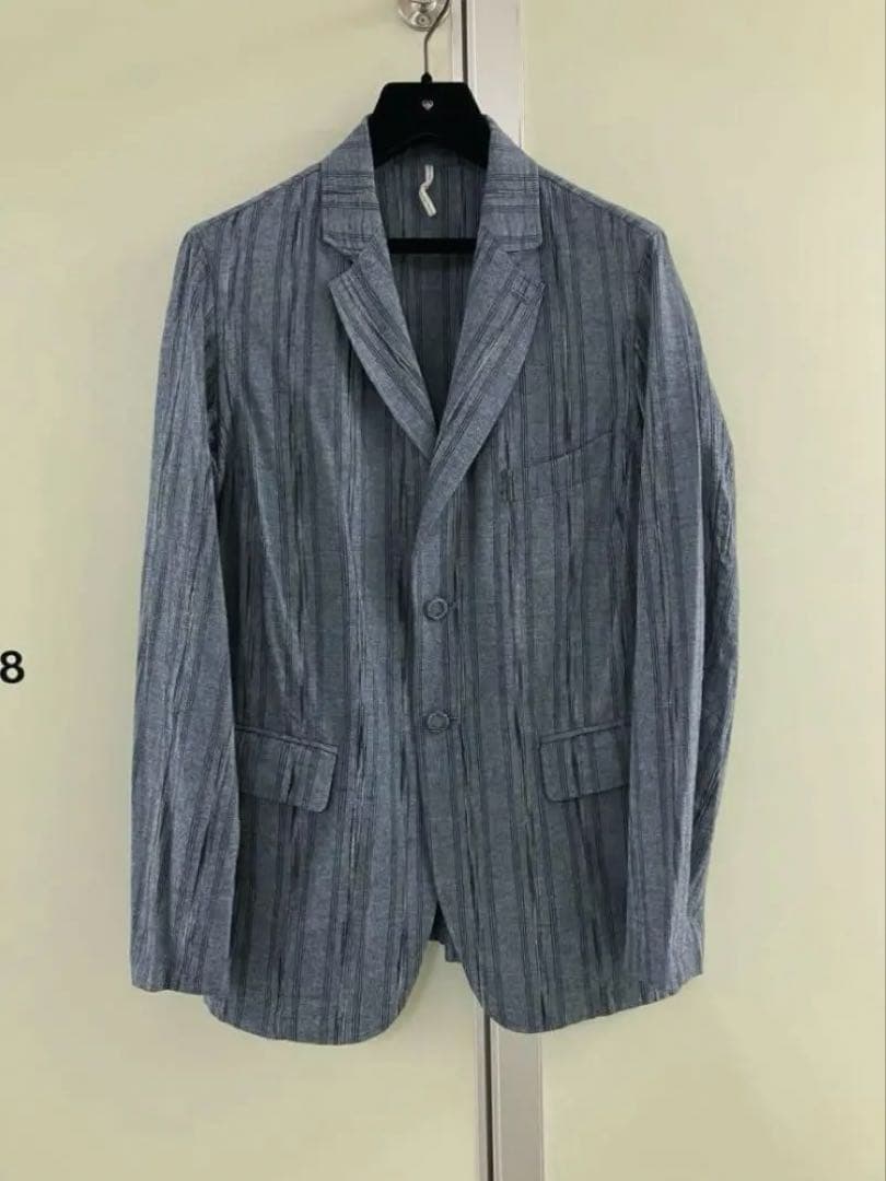 〓m's braque〓 セルビッチ ストライプ シャンブレー ジャケット