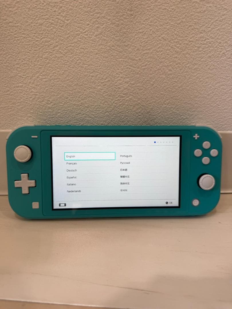 【OM1616】SWITCH Lite スイッチライト ターコイズ 動作確認品