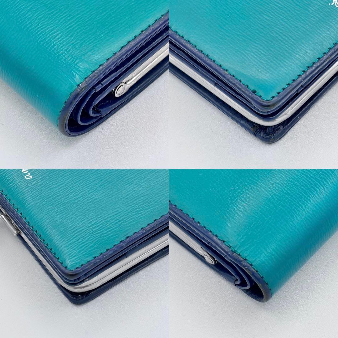 ✨未使用品✨ agnes b. がま口 二つ折り財布 レザー ごくう