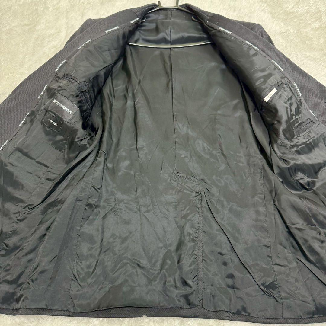 希少サイズ54＊新品✨ エンポリオアルマーニ テーラード ブラック 3XL相当