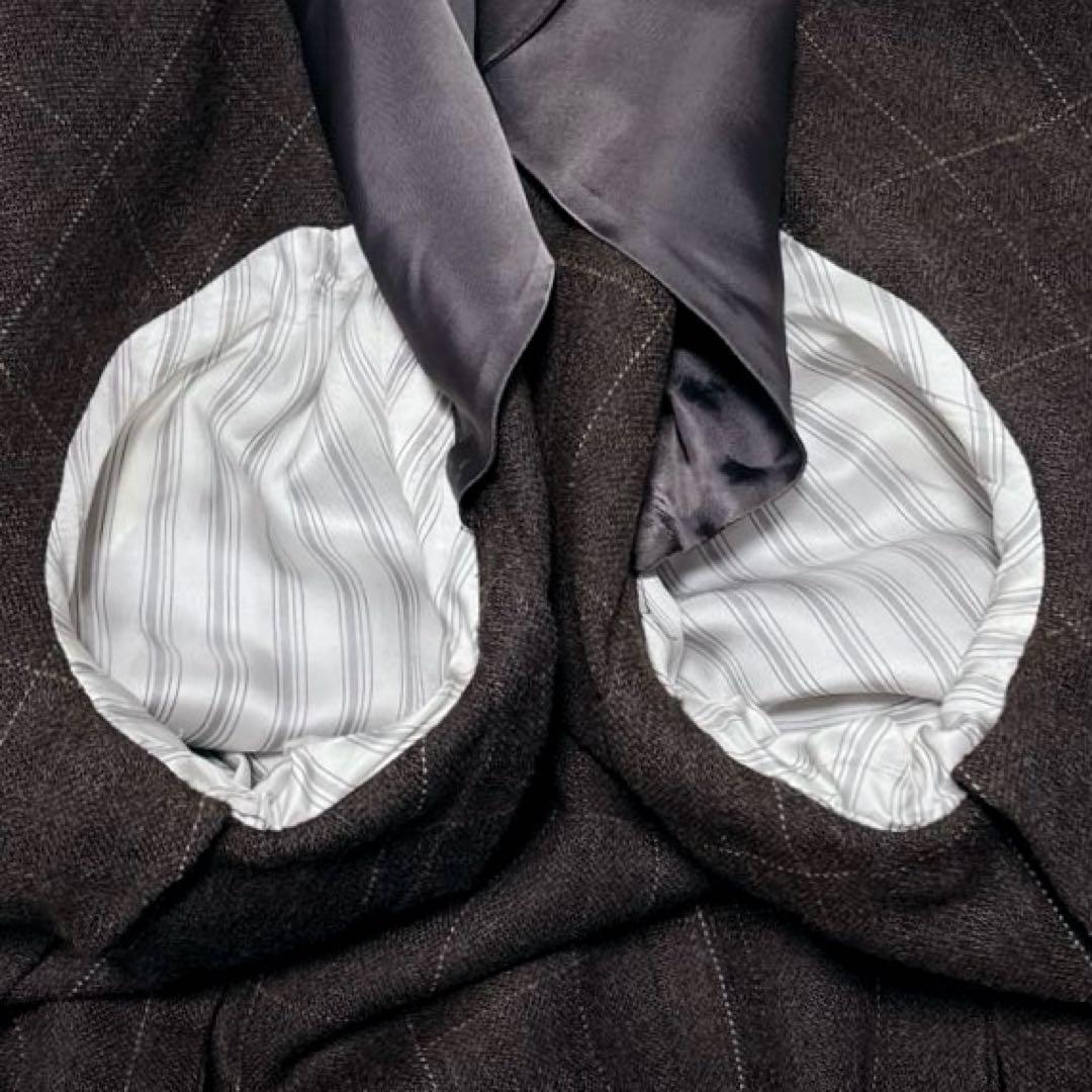 美品✨ Gi.Capri ジ・カプリ イタリア製 ウールジャケット 44 茶