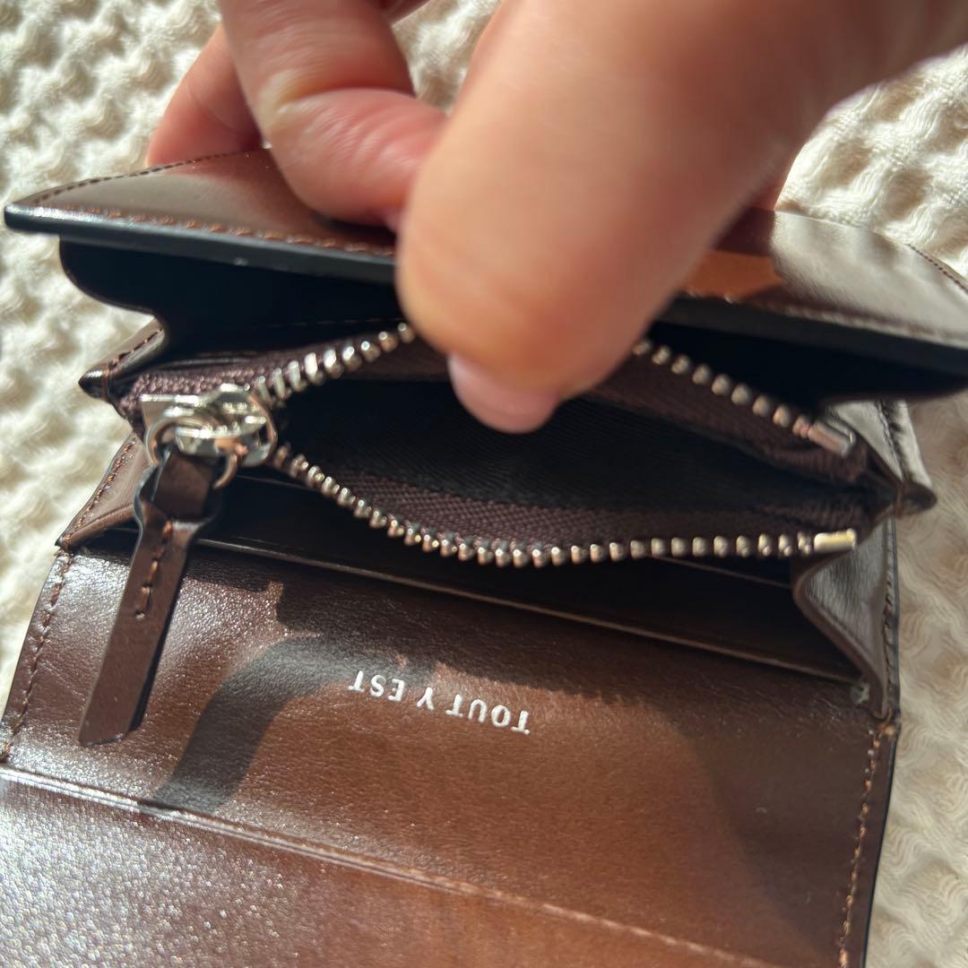 m*.様 TOUT Y ESTトゥティエ コンパクトウォレット 折り財布