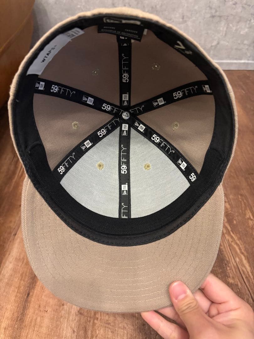WTAPS 59FIFTY ベージュキャップ