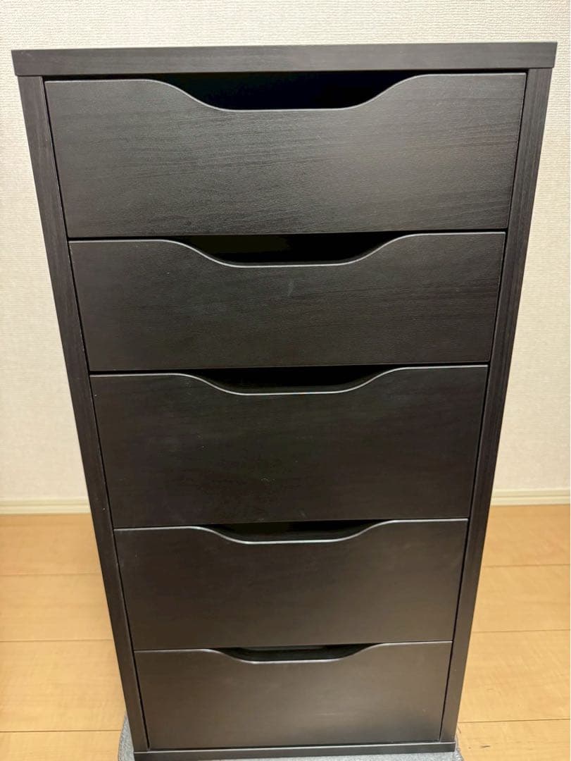 IKEA ALEX アレクス　ブラックブラウン①