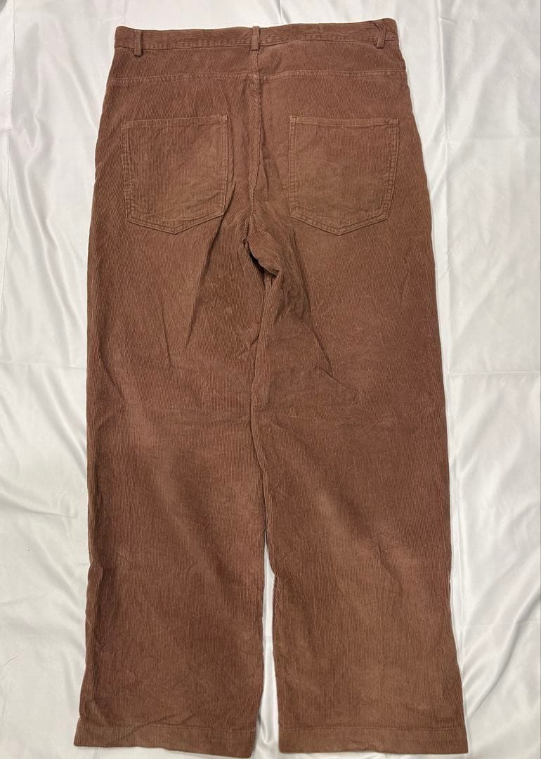 パンツ order Loose corduroy pants \"BROWN\"