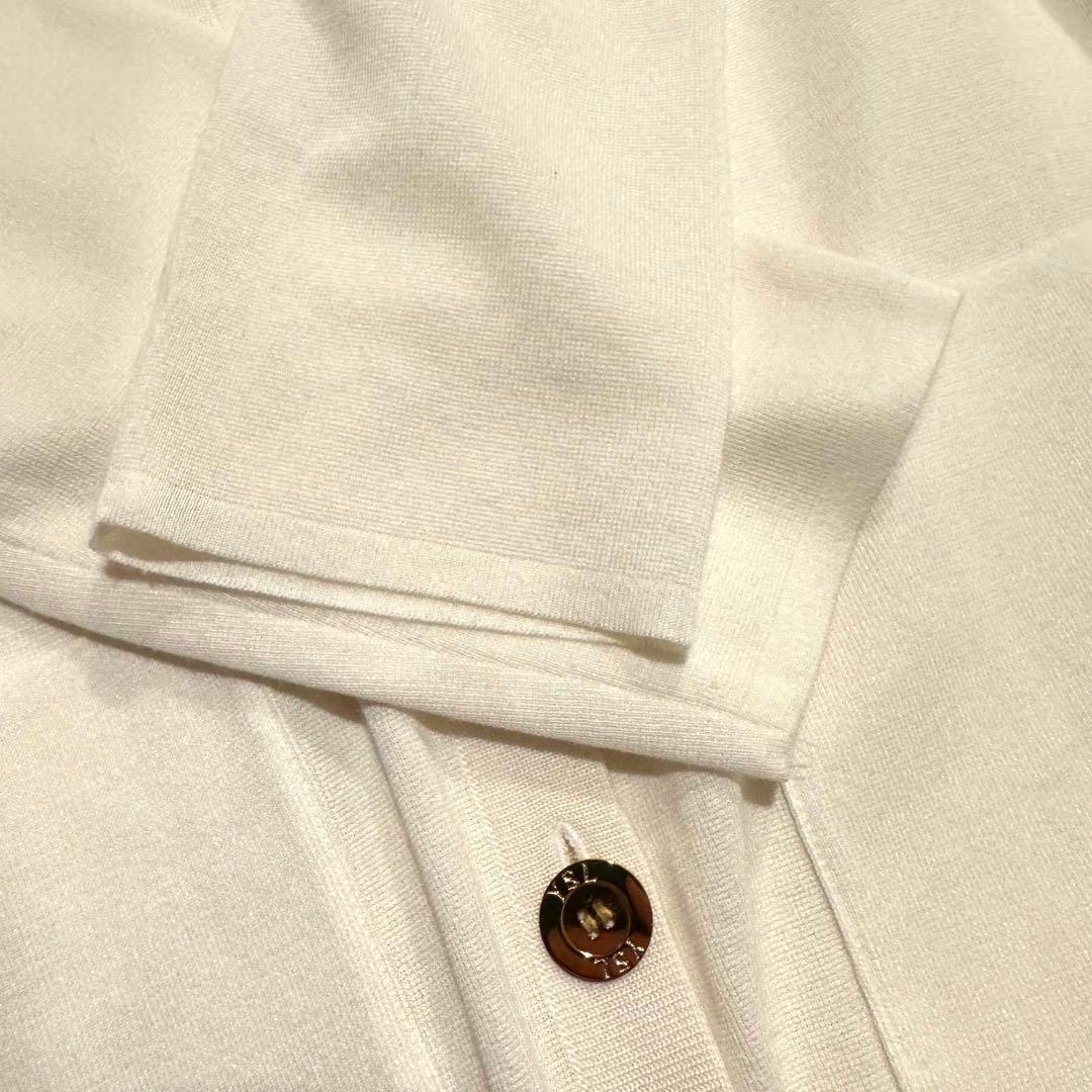 イヴ・サンローラン YVES SAINT LAURENT ロゴ　カーディガン