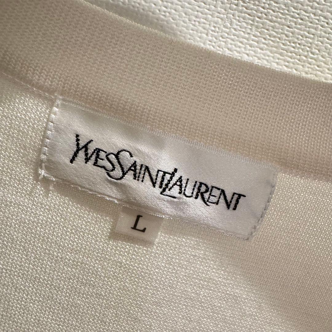 イヴ・サンローラン YVES SAINT LAURENT ロゴ　カーディガン