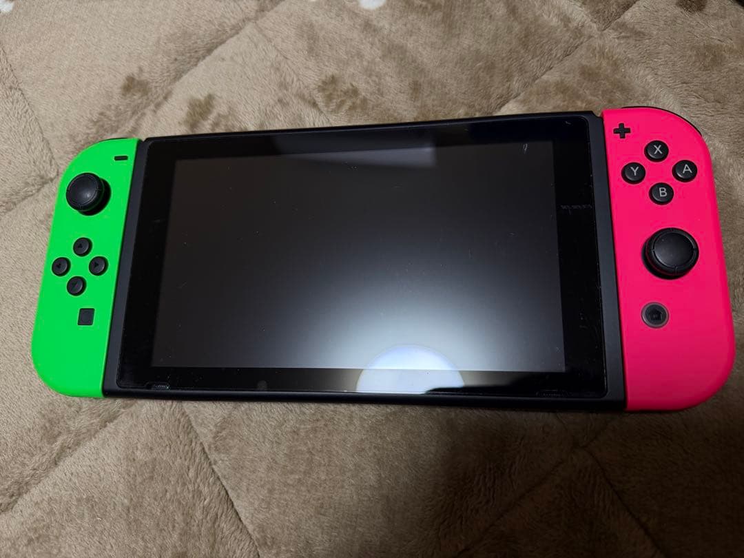 Nintendo Switch 本体（スプラトゥーンモデル）ケース、プロコン付き