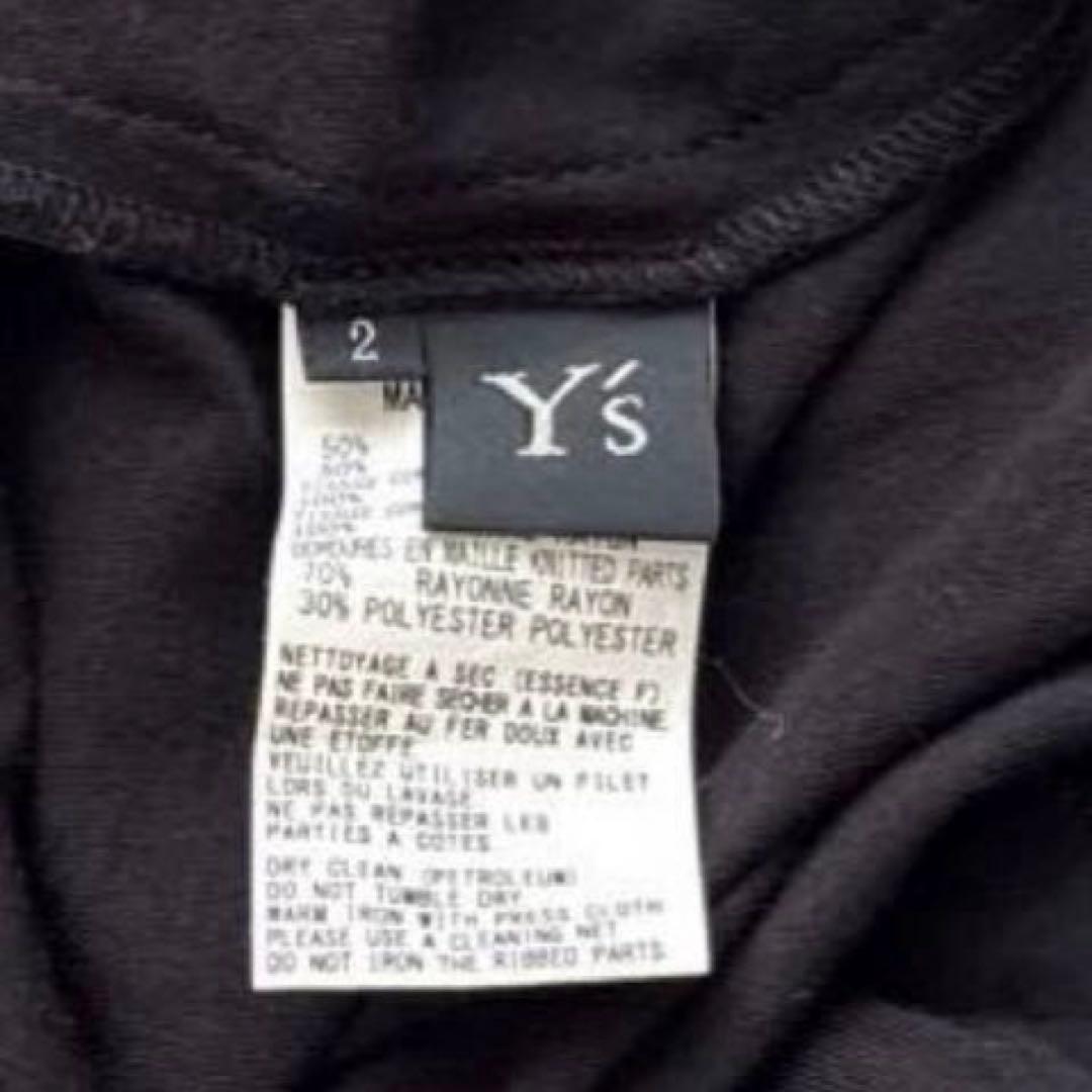 ワイズ Y's Yohji Yamamoto カーディガン 半袖 異素材MIX