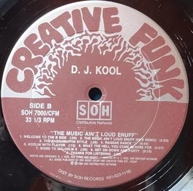 洋楽 D.J. KOOL/THE MUSIC AIN'T LOUD ENUFF