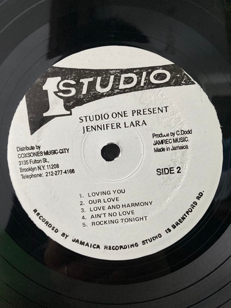 Studio One Presents Jennifer Lara LPレコード