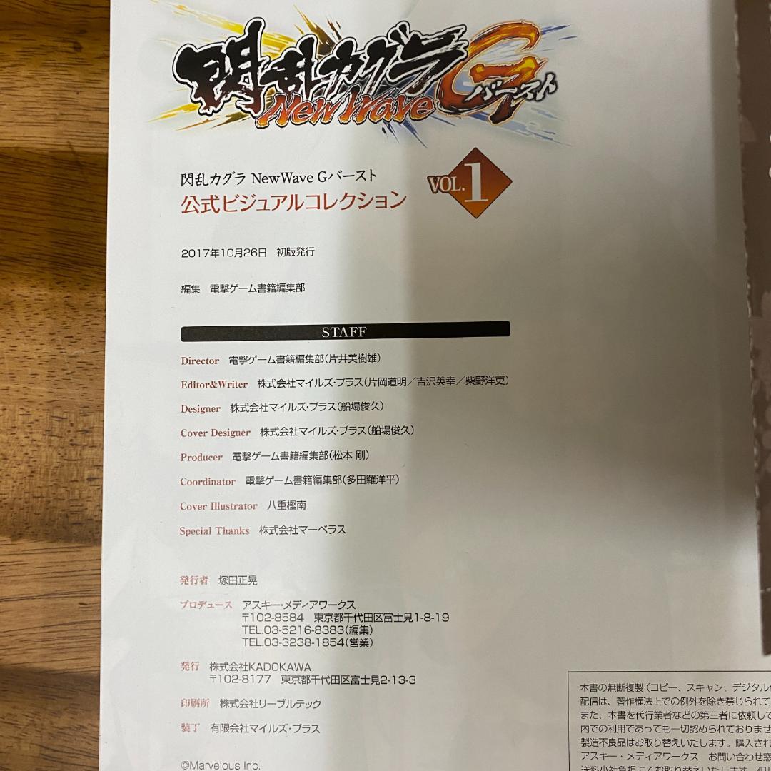 閃乱カグラ NewWave Gバースト 公式ビジュアルコレクション Vol.1