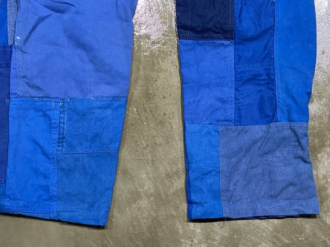 パンツ euro vintage french work remake pants