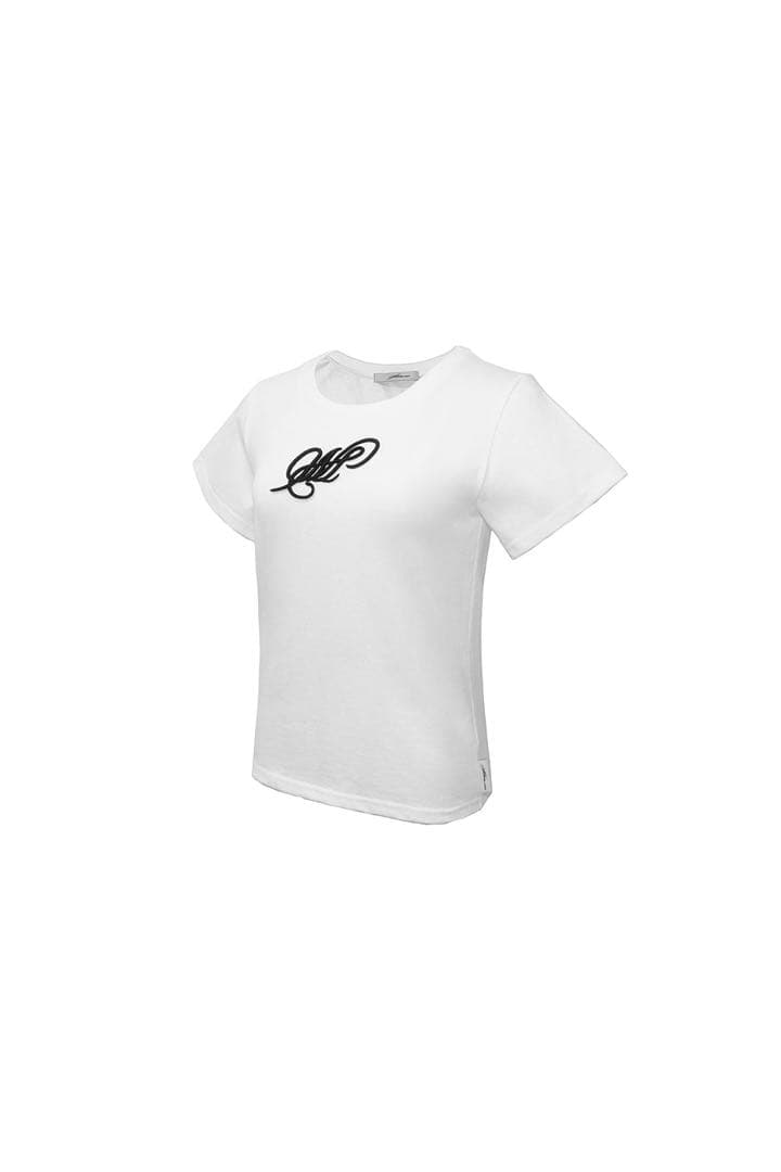 トップス THEREDTHREAD \"M\" crew neck T-shirt White