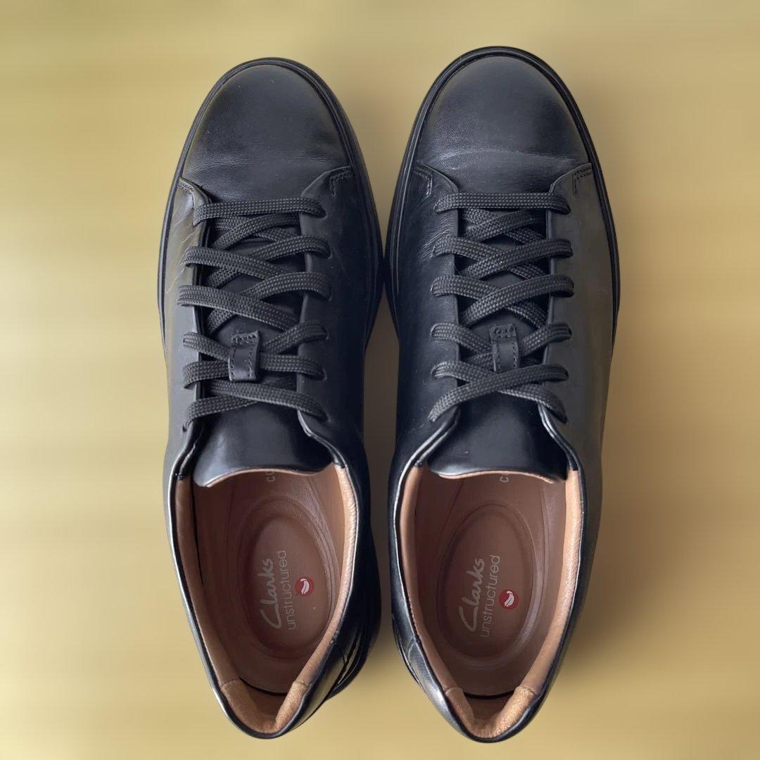 【Clarks】UnCostaLaceアンコスタレースレザーシューズ26cm