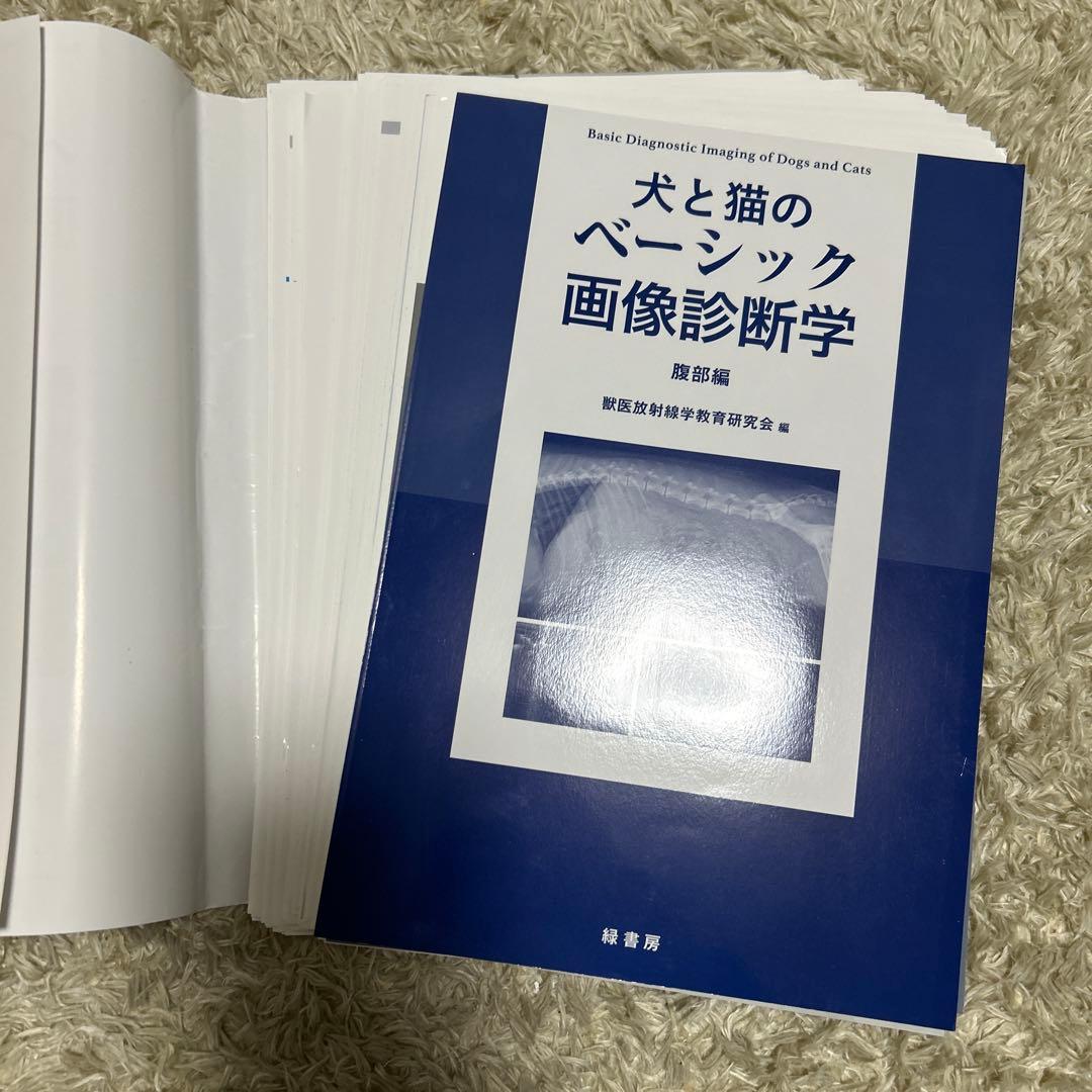 【裁断済】　犬と猫のベーシック画像診断学　腹部編