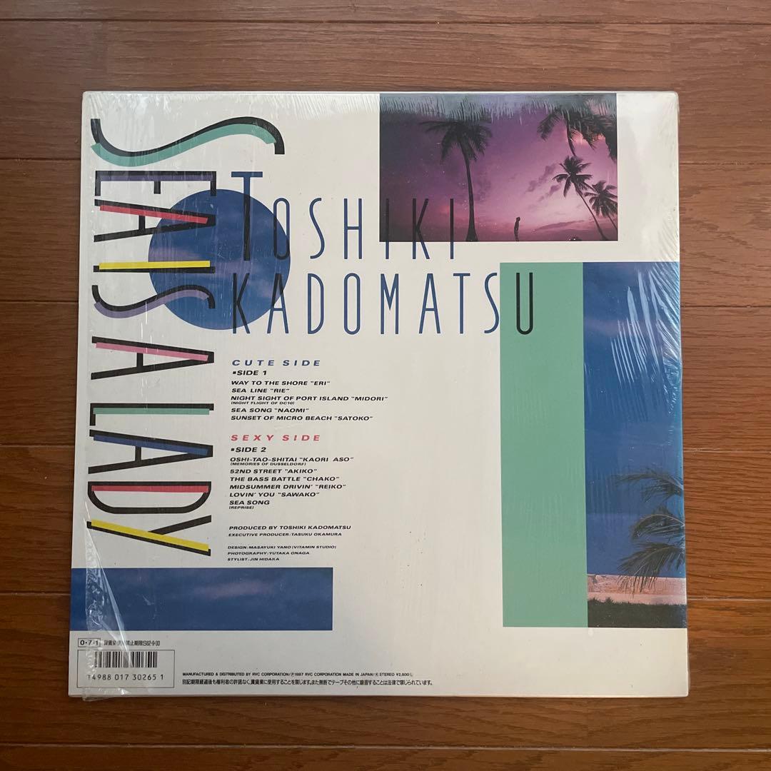 角松敏生 SEA IS A LADY LPレコード ヴィンテージアルバム