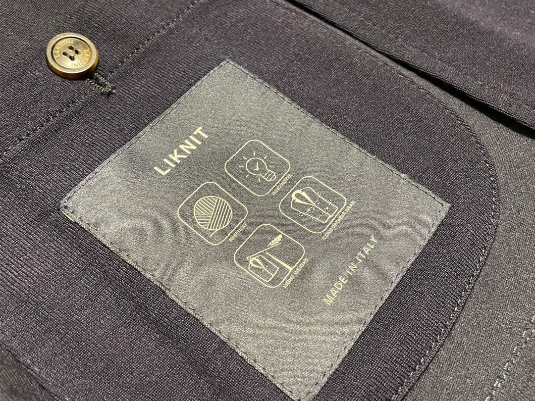 m*i様 ラルディーニLARDINI LIKNITソフトウール テーラードジャケ