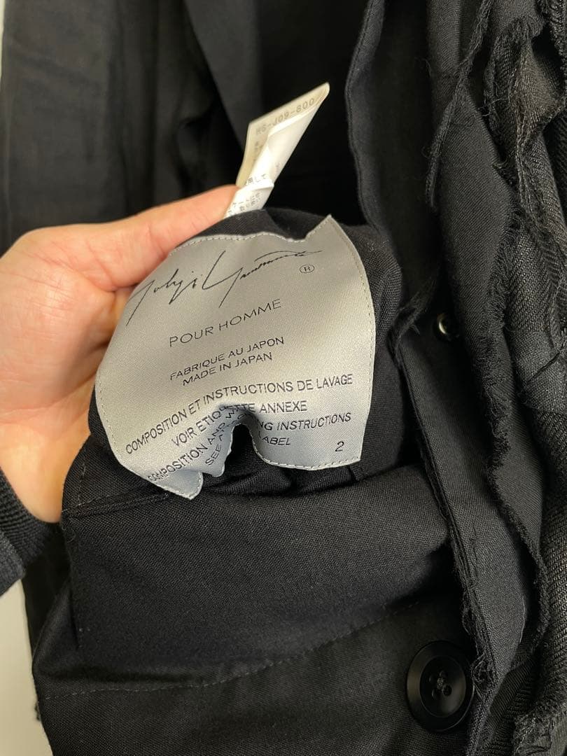 Yohji Yamamoto 3重レイヤードジャケット　リネン