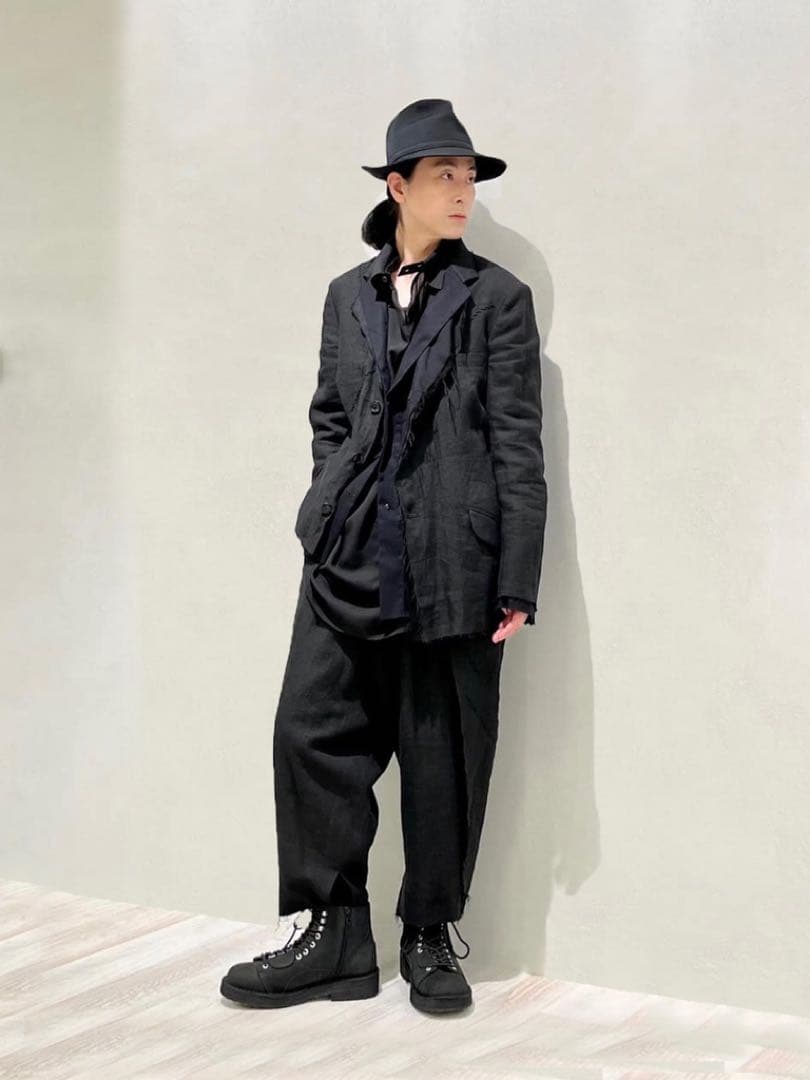 Yohji Yamamoto 3重レイヤードジャケット　リネン