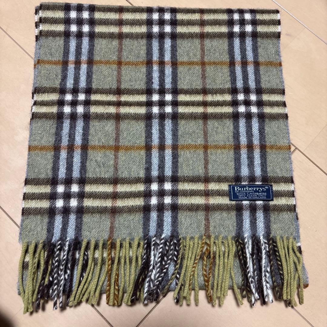 Burberry ‼️ Burberry's 英国製　チェック柄マフラー