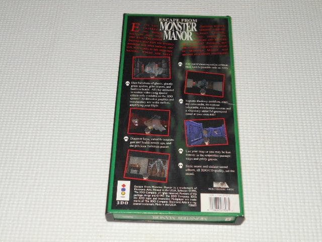 3DO★ESCAPE FROM MONSTER MANOR 海外版