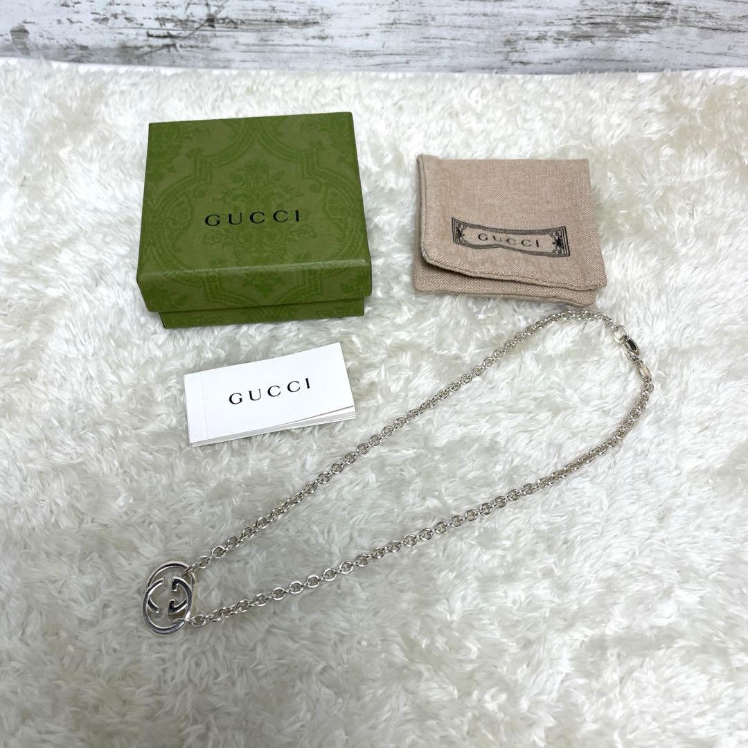 GUCCIグッチ インターロッキングGネックレス　フルセット　メンズ/レディース
