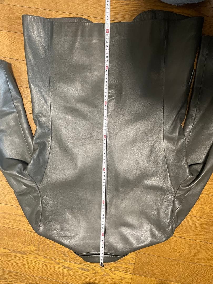 Paul Smithレザー テーラードジャケット 希少なオリーブ色