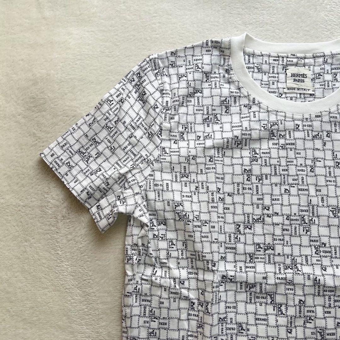 美品　エルメス HERMES　2025 ボルデュック Tシャツ　サイズ40