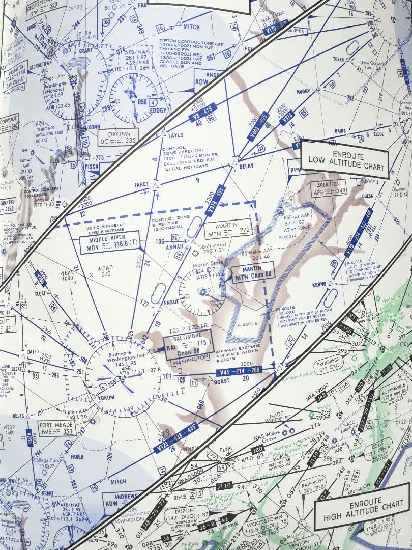 洋書 Aeronautical Charts & Related P1992 - 94