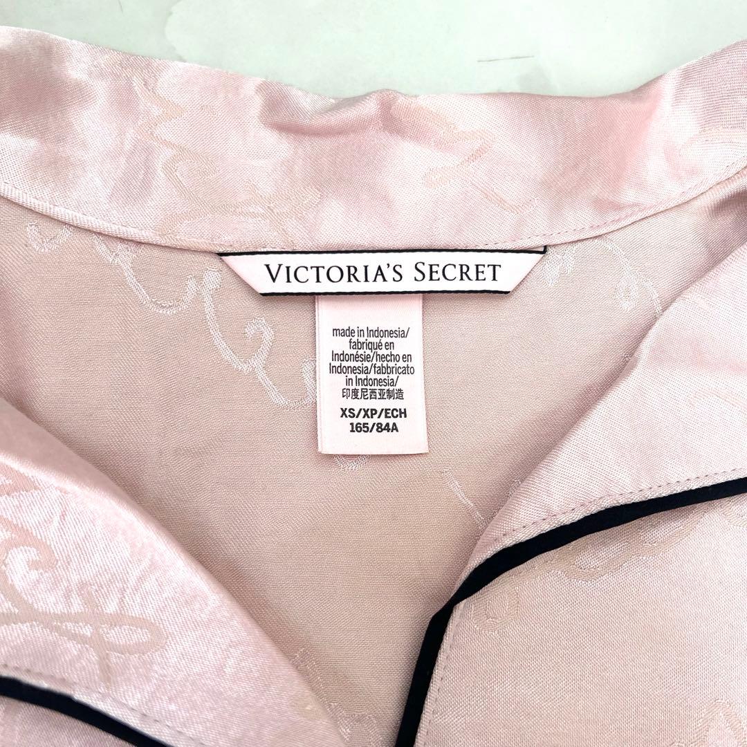 【Victoria's Secret】ヴィクシー ピンク サテンパジャマセット