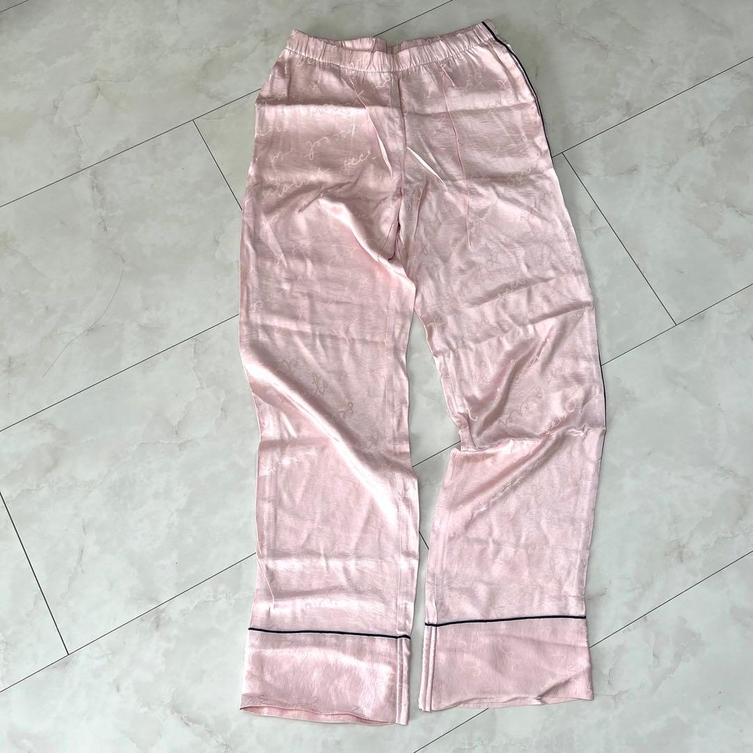 【Victoria's Secret】ヴィクシー ピンク サテンパジャマセット
