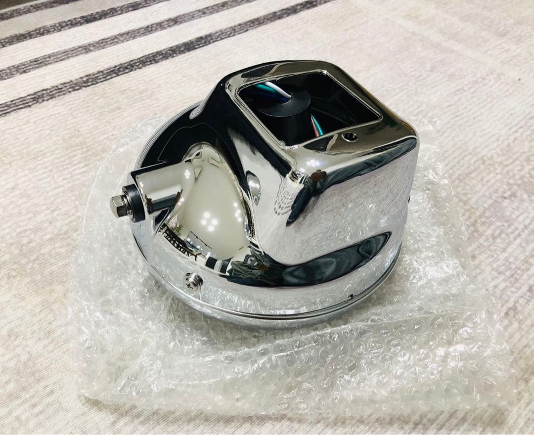 新品 180パイ ヘッドライト メッキ GS400 GSX ザリゴキ GS400